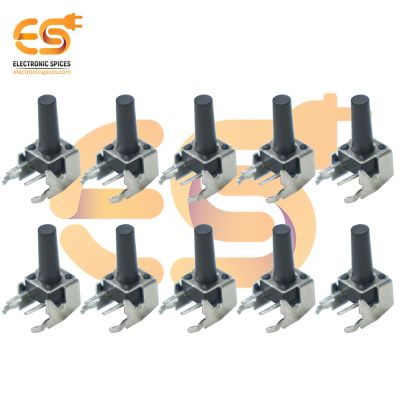6x6x13mm 2 Pin Right Angle Push Button Momentary Tactile Switch Pack of 10